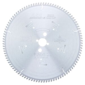 A.G.E MD12-105-30 Carbide Tipped Thin Walled Aluminum and Non-Ferrous Metals 12 Inch Dia x 100T TCG, -5 Deg, 30mm Bore Circular Saw Blade
