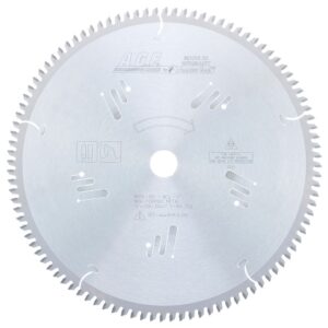 A.G.E MD12-105 Carbide Tipped Thin Walled Aluminum and Non-Ferrous Metals 12 Inch Dia x 100T TCG, -5 Deg, 1 Inch Bore Circular Saw Blade