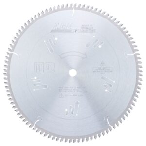 A.G.E MD12-105-5/8 Carbide Tipped Thin Walled Aluminum and Non-Ferrous Metals 12 Inch Dia x 100T TCG, -5 Deg, 5/8 Bore Circular Saw Blade