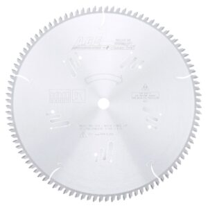 MD12-106-5/8 Carbide Tipped Heavy-Duty Miter/Double Miter 12 Inch Dia x 100T 4+1, -5 Deg, 5/8 Bore Circular Saw Blade